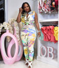 "THE GRAFFITI BRIDGE" Two Piece Jumpsuit- PLUS SIZE