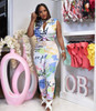 "THE GRAFFITI BRIDGE" Two Piece Jumpsuit- PLUS SIZE