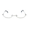 Rhinestone Eyewear Half Frames