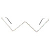Rhinestone Triangle Eyewear Frames