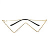 Rhinestone Triangle Eyewear Frames