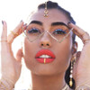 Rhinestone Triangle Eyewear Frames
