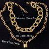Link Choker + Lock It Up Necklace
