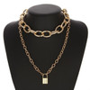 Link Choker + Lock It Up Necklace