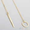 Pull Through Gold Choker