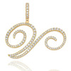 MUSE CZ INITIAL NECKLACE