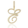 MUSE CZ INITIAL NECKLACE