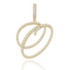 MUSE CZ INITIAL NECKLACE