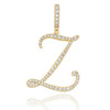 MUSE CZ INITIAL NECKLACE