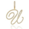 MUSE CZ INITIAL NECKLACE