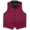 Mens Silk Vest Classic Party Wedding Red Paisley Solid Floral Jacquard Waistcoat Vest Pocket Square Tie Slim Suit Set Barry.Wang Mens Silk Vest Classic Party Wedding Red Paisley Solid Floral Jacquard Waistcoat Vest Pocket Square Tie Slim Suit Set Barry.Wang