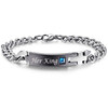 Romantic Couple Bracelet Lovers Men Women Jewelry Stainless Steel Bracelet