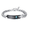 Romantic Couple Bracelet Lovers Men Women Jewelry Stainless Steel Bracelet