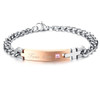 Romantic Couple Bracelet Lovers Men Women Jewelry Stainless Steel Bracelet