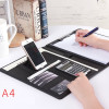 A4 PU Leather Folder Padfolio job executive Multi-function Office Organizer Planner Notebook