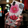 Eqvvol Cute 3D Emboss Cartoon Patterned Phone Case For iphone X 8 7 6 6S Plus Cases Soft Silicone Cover For iphone 5 5s SE Coque