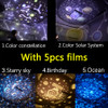 Colorful Starry Sky Projector Night Light Rotation