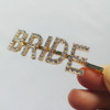 Shiny Crystal Letter Rhinestone Hairpin Shiny Crystal Letter Rhinestone Hairpin