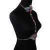 2018 Luxury Women Belly Waist Necklace Body Jewelry Crystal Rhinestone Flower Summer Lady Sexy Bikini Beach Wedding Jewelry Gift