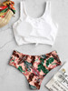 Tropical Leaf Print Bikini Set Tropical Leaf Print Bikini Set