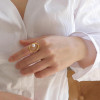 Dainty Pearl Minimalist Ring