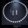 Cubic Zircon White Gold Color Wedding Jewelry Sets Cubic Zircon White Gold Color Wedding Jewelry Sets
