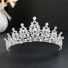 Rhinestone Silver Crystal Handmade Crown
