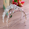 Crystal Rhinestone Handmade Wedding Crown