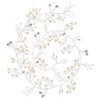 Floral Crystal Handmade Wedding Crown