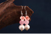 Vintage Pearl Flower Beads Stone Long Earring