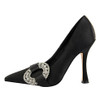 Crystal Buckle Elegant Bridal Shoes