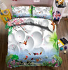 Fashion beautiful street flower 3D bedding set queen Twin Full