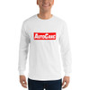 AUTOGANG SAVAGE TAG White Men Long Sleeve T-Shirt