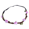 Hot Sale Flower Headband Beautiful Rose Flower Headbands For Girls Bohemian Style Wreath Wedding Floral Garland Hair Accessories Hot Sale Flower Headband Beautiful Rose Flower Headbands For Girls Bohemian Style Wreath Wedding Floral Garland Hair Accessories
