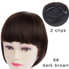 Clip in Bangs Extension Fake Hair Synthetic Clip on Blunt Bang Fringe with Long Sides For Women Natural Flase Black B3 Clip in Bangs Extension Fake Hair Synthetic Clip on Blunt Bang Fringe with Long Sides For Women Natural Flase Black B3
