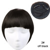 Clip in Bangs Extension Fake Hair Synthetic Clip on Blunt Bang Fringe with Long Sides For Women Natural Flase Black B3 Clip in Bangs Extension Fake Hair Synthetic Clip on Blunt Bang Fringe with Long Sides For Women Natural Flase Black B3