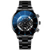 2020 Fashion Mens Watch Quartz Classic Black Wristwatch Steel Belt Luxury Calendar Business Watch Herren Uhren Gifts for Men