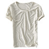 New Fashion Cotton Men T Shirts Summer Breathable Solid Color Short Sleeve O-neck Casual Fitness T-shirt Basic Tee Tops Men 2019