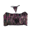 Steampunk Gothic Burlesque Rave Gothic Women Plus Size Purple Corset Bustier