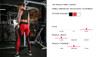 Patchwork Heart Fitness Leggings for Women
