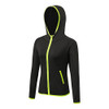Hooded Long Sleeve Quick Dry Compression Fitness Sport Top with Zipper and Rash guard