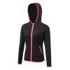 Hooded Long Sleeve Quick Dry Compression Fitness Sport Top with Zipper and Rash guard
