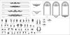 ★【Architectural Classical Element Autocad Blocks V.2】All kinds of architecture decorations CAD blocks Bundle