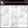 ★【Interior Design Autocad Elevation Collections V.2】All kinds of CAD Elevation Bundle