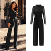 Elegant Sleeve Wide Romper