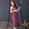 Short Evening Sequined Dress