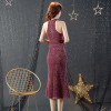 Short Evening Sequined Dress