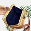 Handmade Round Bamboo Rattan Handbag
