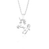 Cute Unicorn Necklace Fashion Cartoon Horse Jewelry Accessories For Girls Children Kids Women Party Animal Pendant Bracelet Set