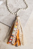 SERAPE PEARL TASSEL NECKLACE